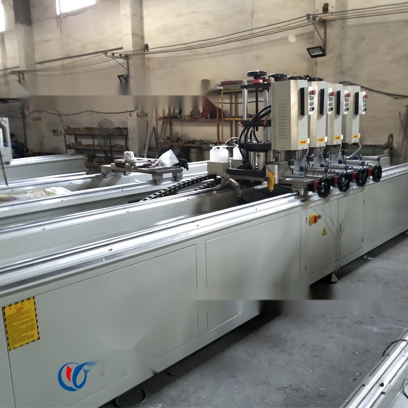 Aluminum profile multi-head combination drilling machine to Gujarat