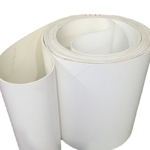 PU white double-sided fiber conveyor belt to Tripura