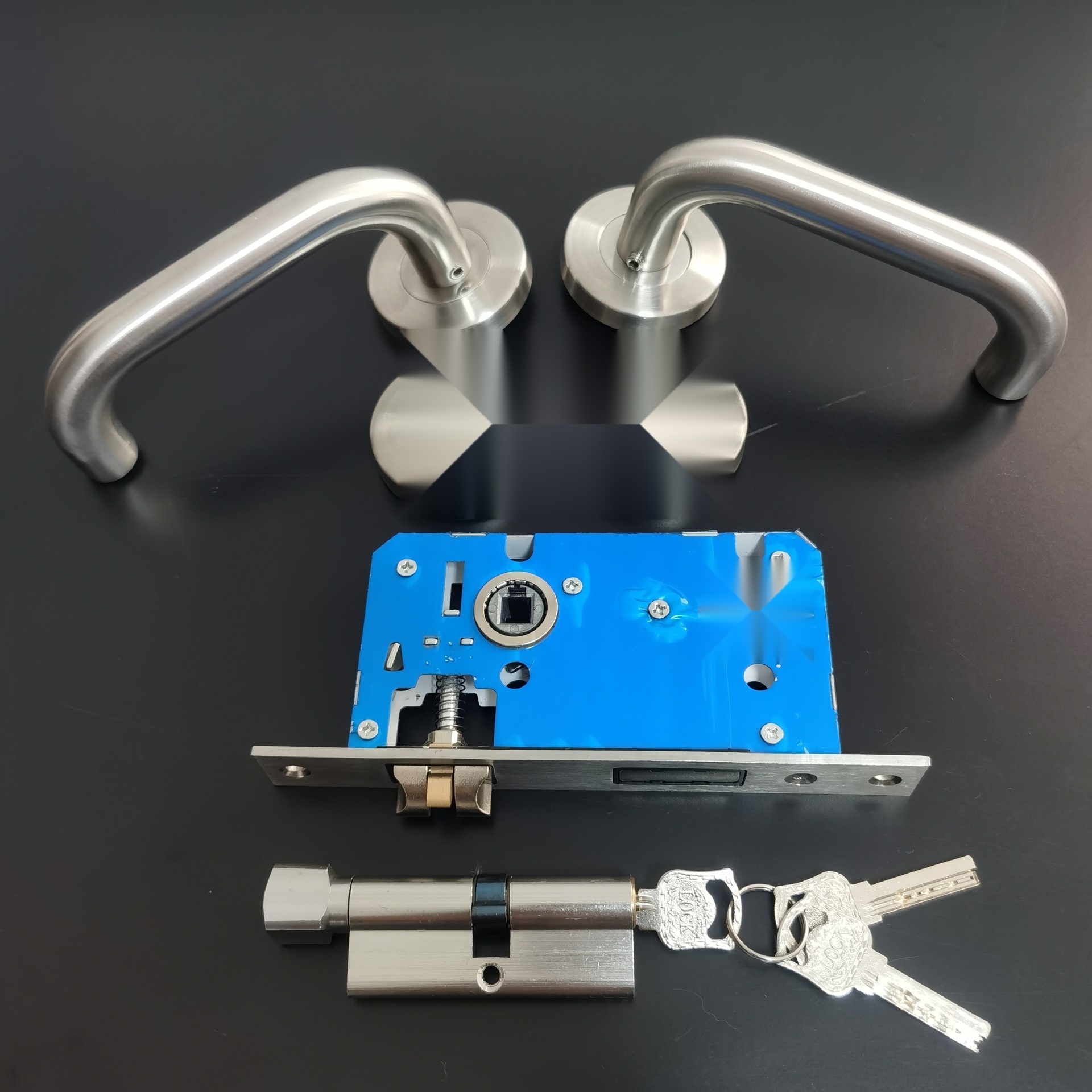 Stainless steel indoor door split lock to Dadra and Nagar Haveli
