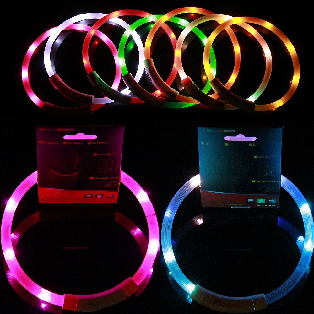 LED pet glowing collar to Goa
