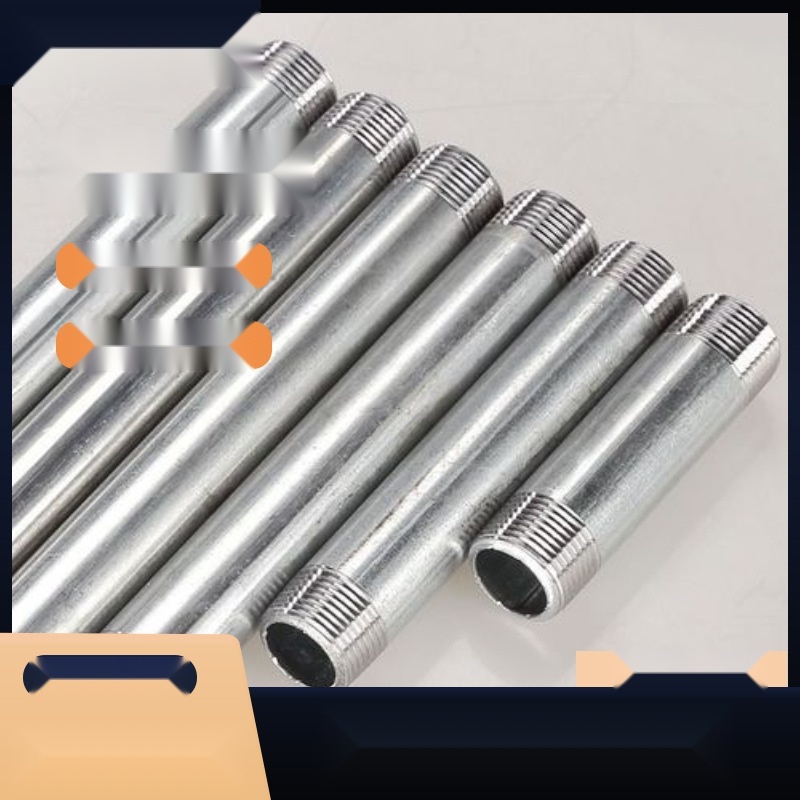 Galvanized steel pipe double-ended external thread to Manipur
