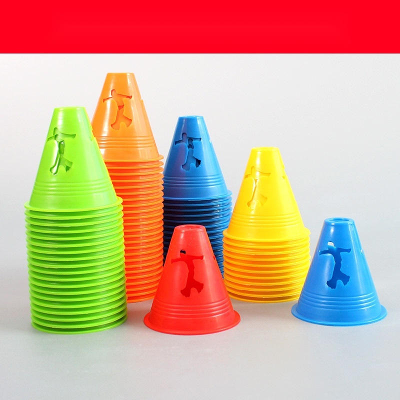 Human-shaped slalom cones to Chhattisgarh