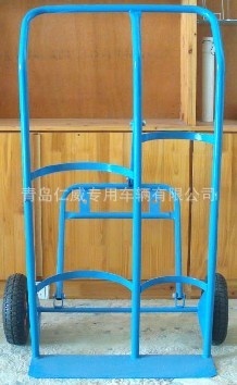 Oxygen cylinder trolley, gas cylinder transport hand truck to Rajasthan