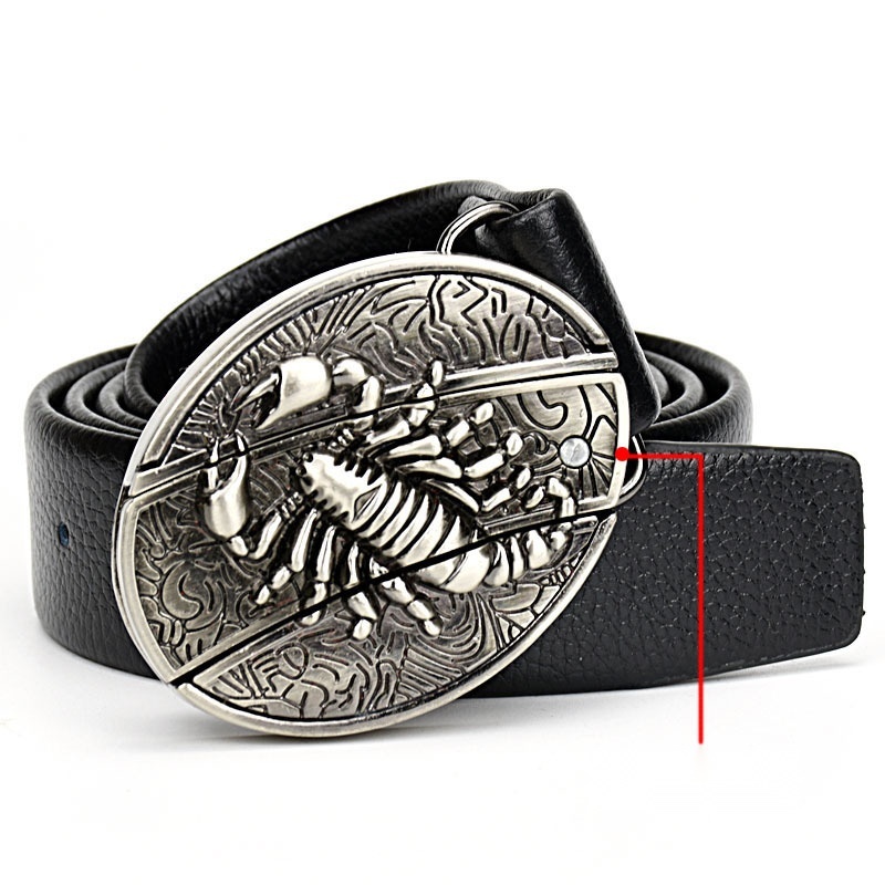 Men's genuine leather belt to Arunachal Pradesh