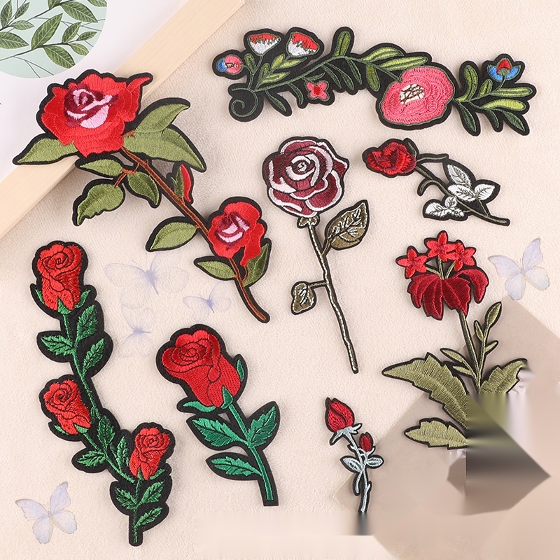 Rose Embroidery Patch to Madhya Pradesh