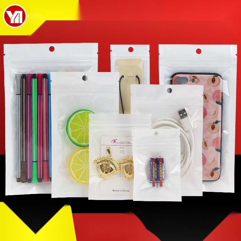 White plastic film pearlized bag to Rajasthan