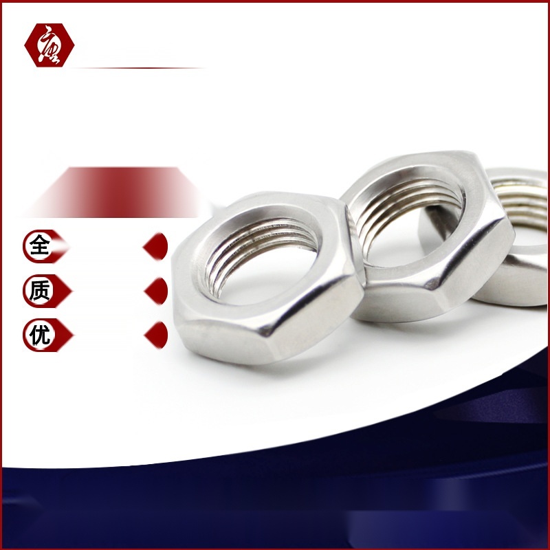 304 stainless steel hexagon fine thread thin nut to Rajasthan