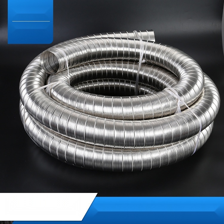 Corrugated smoke exhaust pipe to Lakshadweep