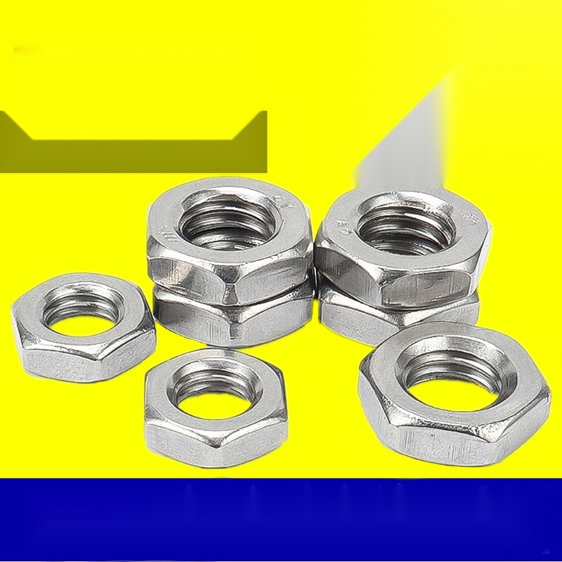 M3M4M5M6M8M10M12M14M20 304 stainless steel hex thin nut to Rajasthan