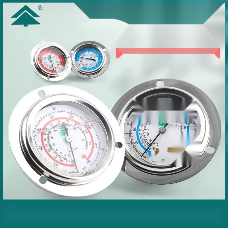 Hongsen oil gauge charging pressure gauge axial oil gauge high and low pressure oil gauge hydraulic gauge water pressure gauge to Rajasthan