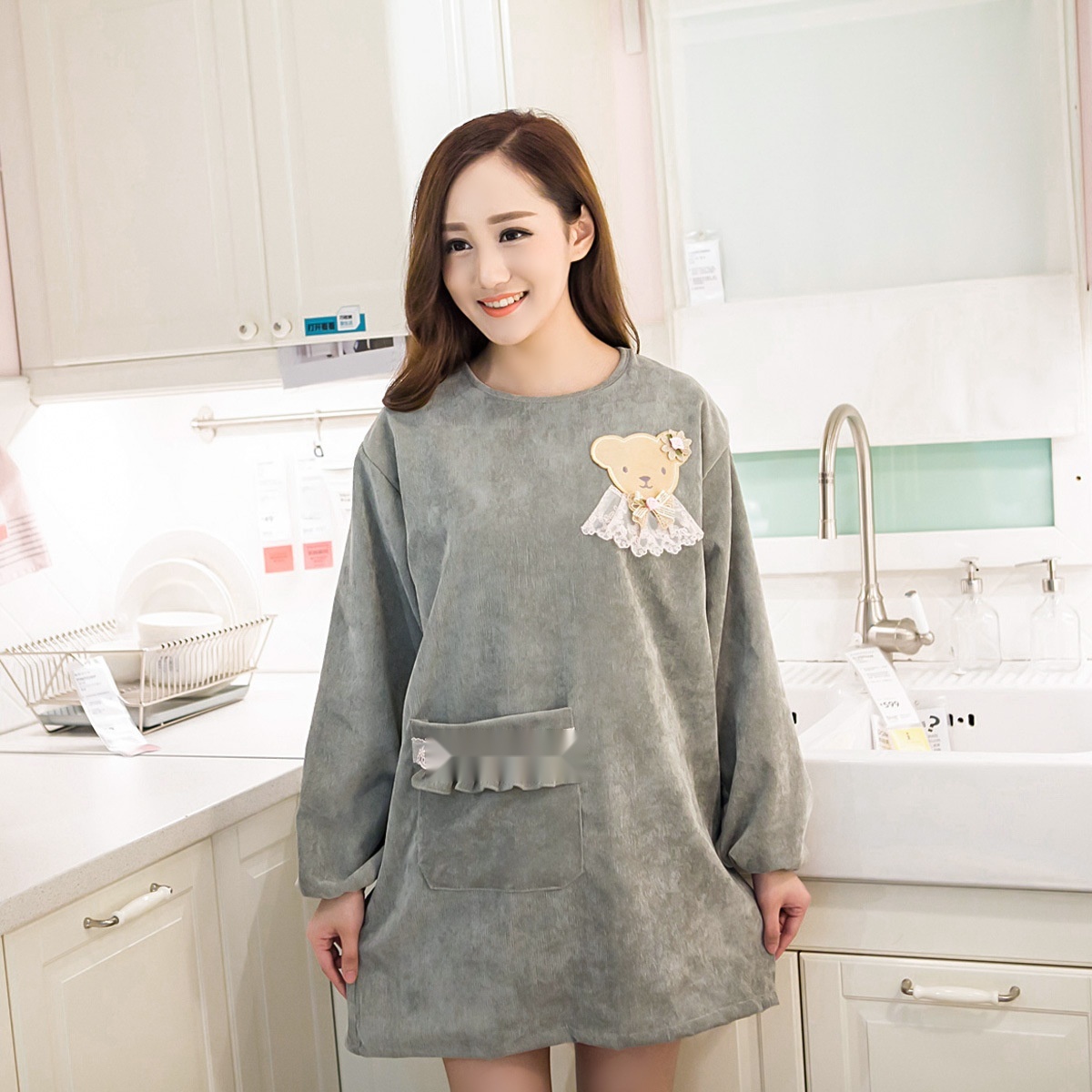 Bailu Korean Style Fashion Apron to Telangana