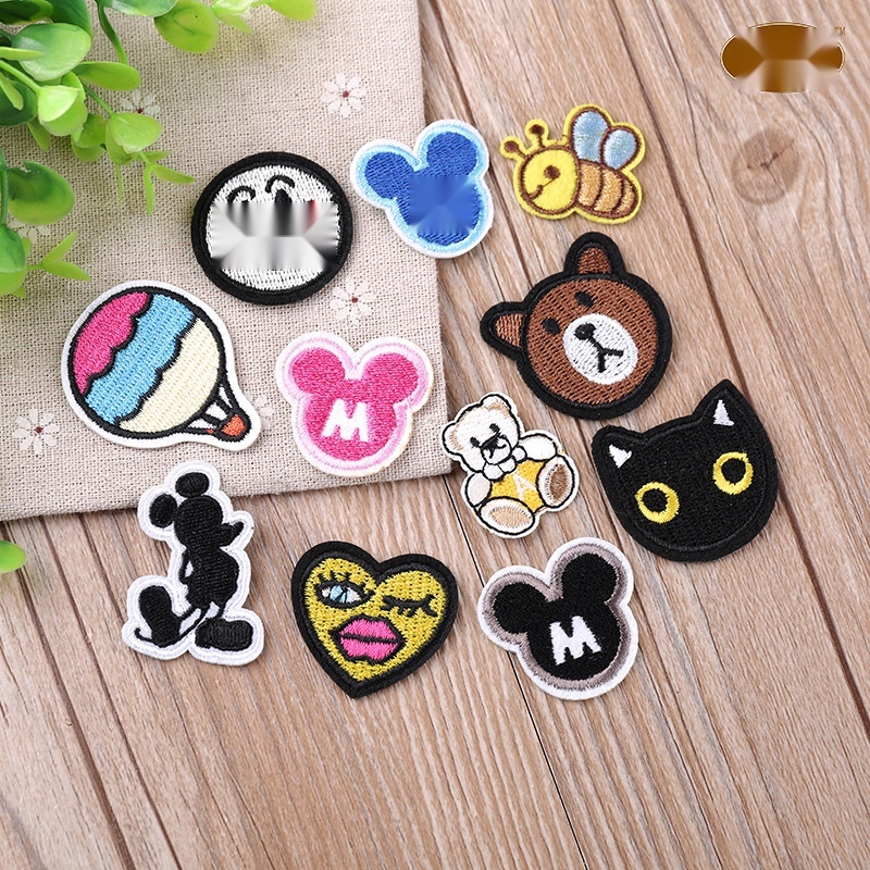 computer embroidered flower patches to Mizoram