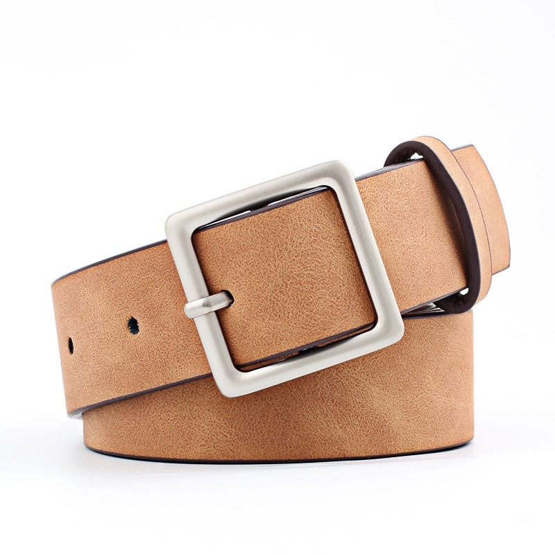 Square Buckle PU Belt to Andhra Pradesh