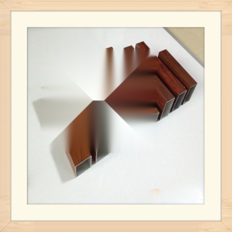 Wood grain flat tube square tube aluminum profiles to Pondicherry