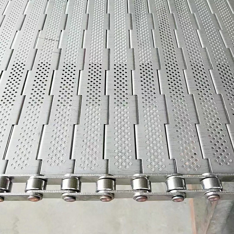 Stainless steel chain plate conveyor belt to Assam
