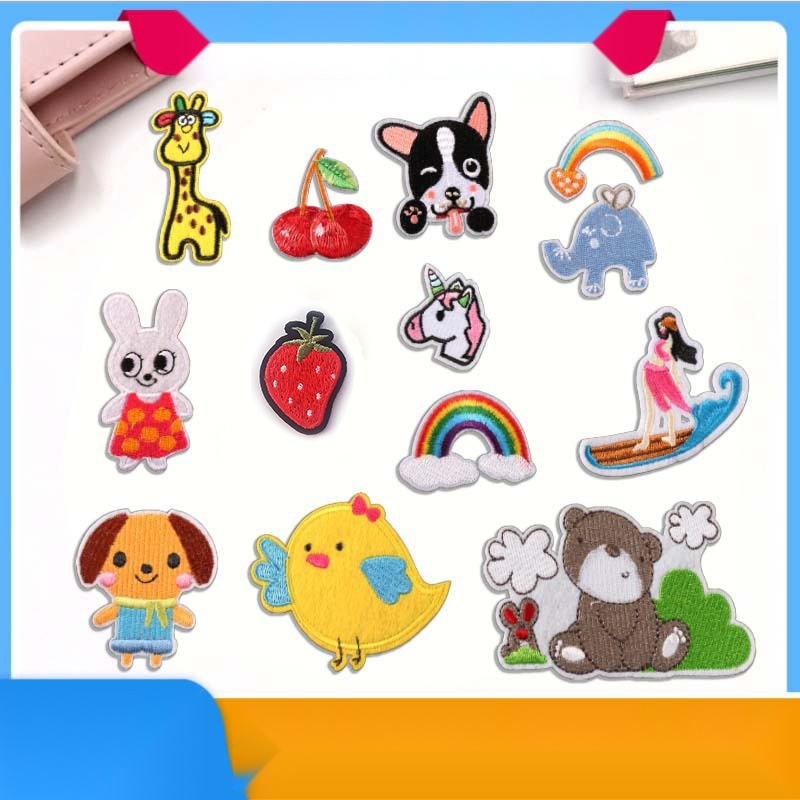 Children's Cartoon Embroidery Patch to Mizoram