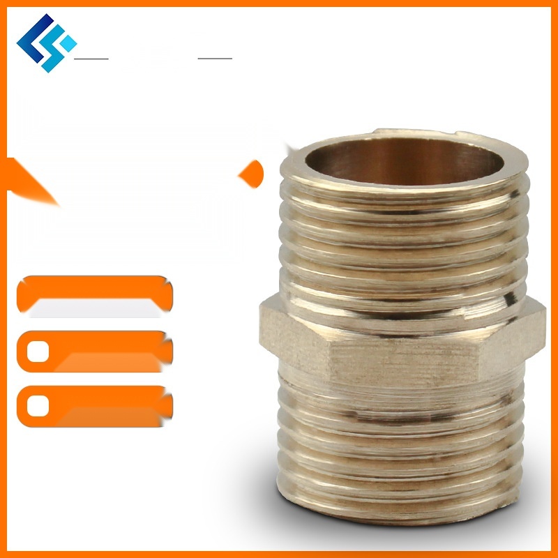 Brass double male threaded adapter to Chandigarh