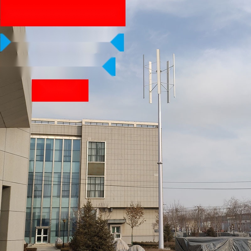 Vertical Axis Magnetic Levitation H-Type 5000W Wind Turbine to Gujarat