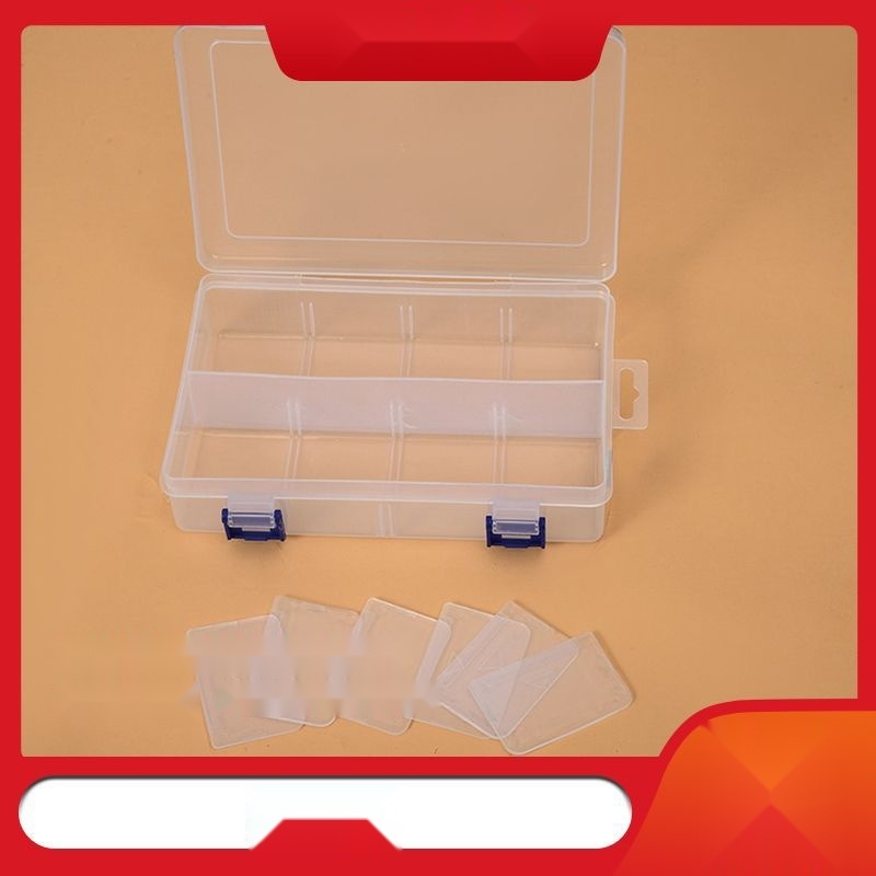 8-compartment detachable transparent plastic storage box to Jharkhand
