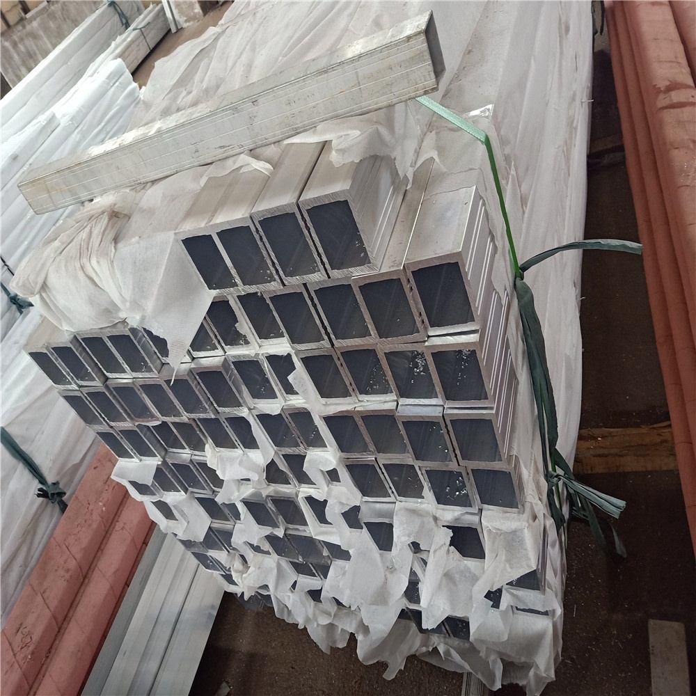 Wood grain aluminum square tube 60*100*1.2 to Himachal Pradesh