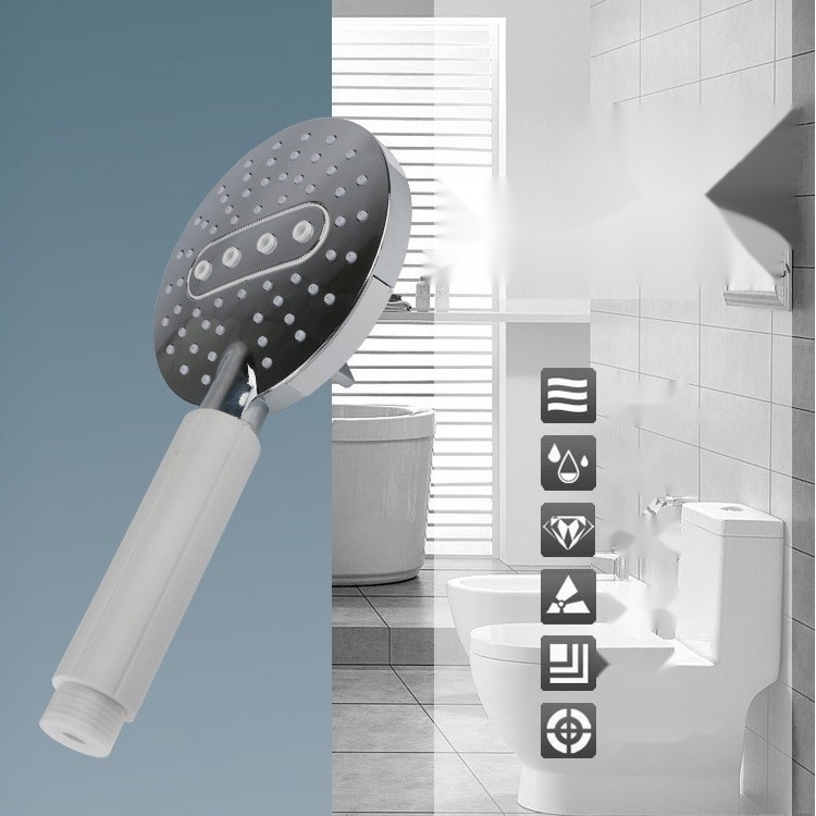 Four-hole silver shower head set to Arunachal Pradesh