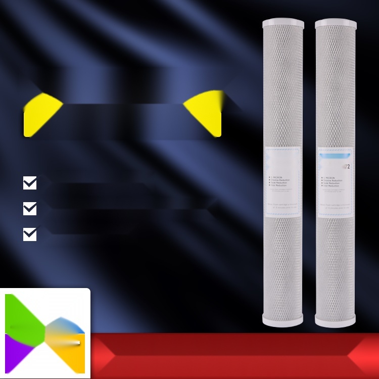 20-inch Compressed Carbon CTO Filter Cartridge to Goa