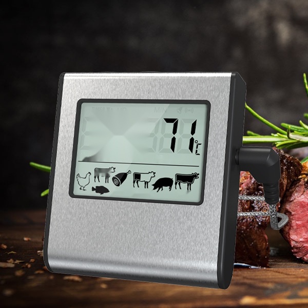 Probe electronic timer food barbecue thermometer to West Bengal
