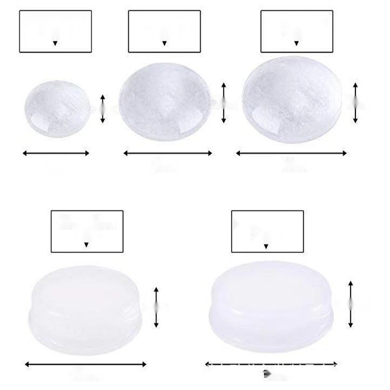 Self-Adhesive Transparent Glass Silicone Pad to Jammu and Kashmir