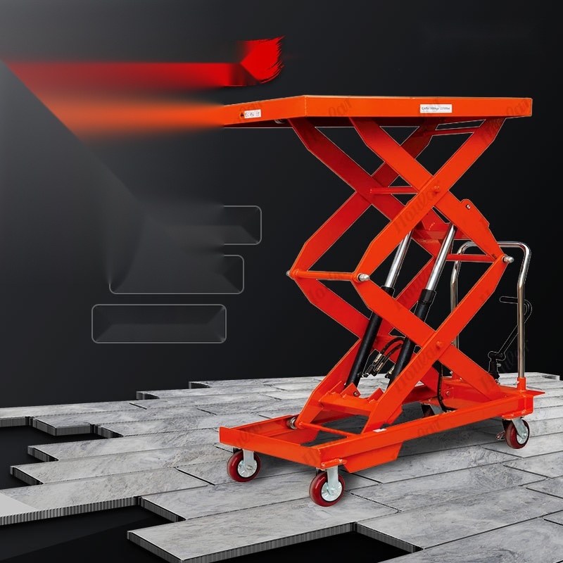 PT150 hydraulic lifting platform truck to Delhi