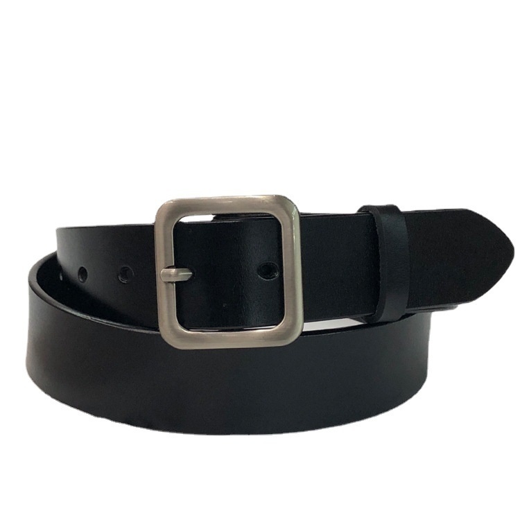 Women's square buckle leather belt to Lakshadweep