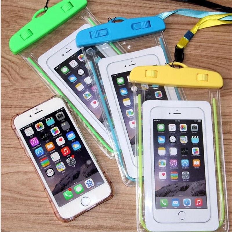 Transparent Glow-in-the-Dark Phone Waterproof Bag to Daman and Diu