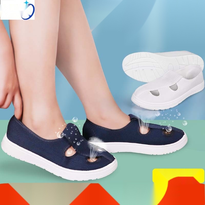 PVC sole white canvas static shoes to West Bengal