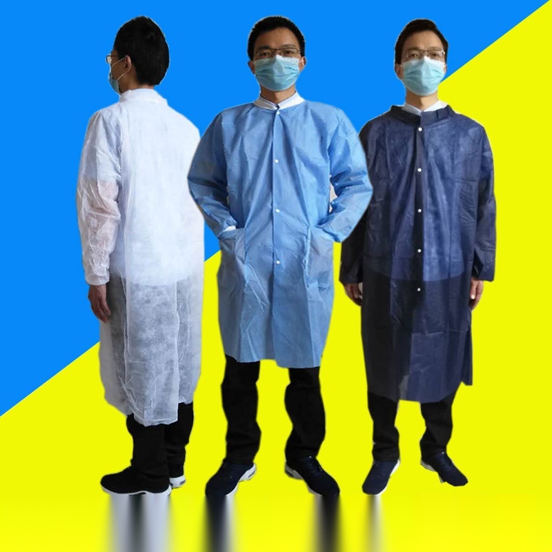 Disposable non-woven lab coat to Assam