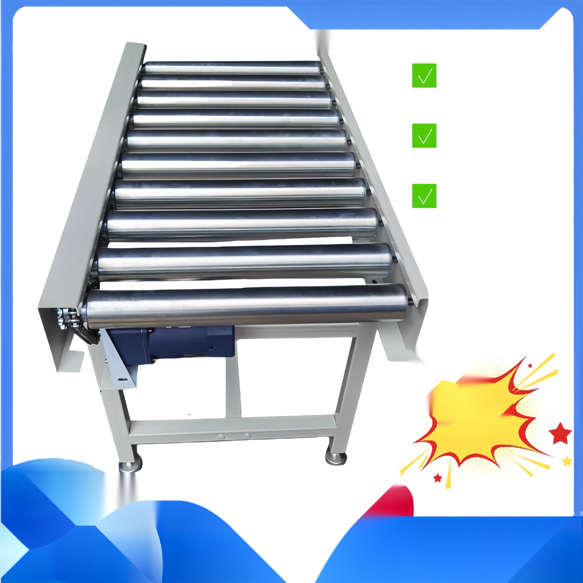 Powered roller conveyor to Andaman and Nicobar Islands