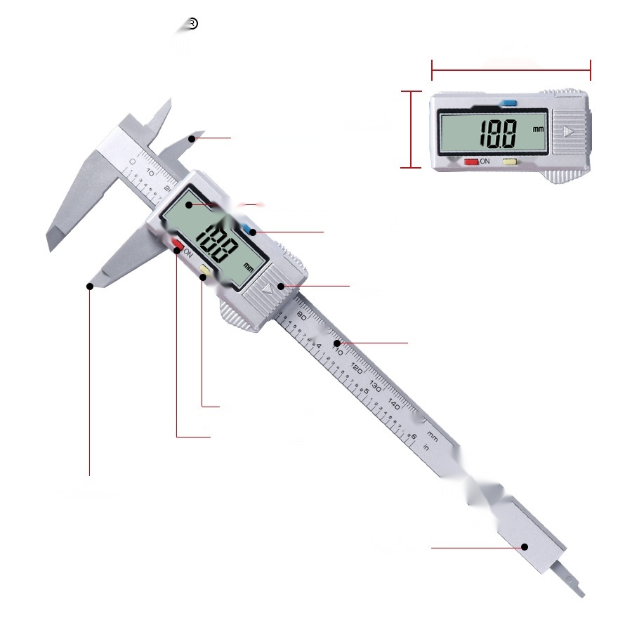 Hilda 150mm stainless steel metal caliper to Andaman and Nicobar Islands