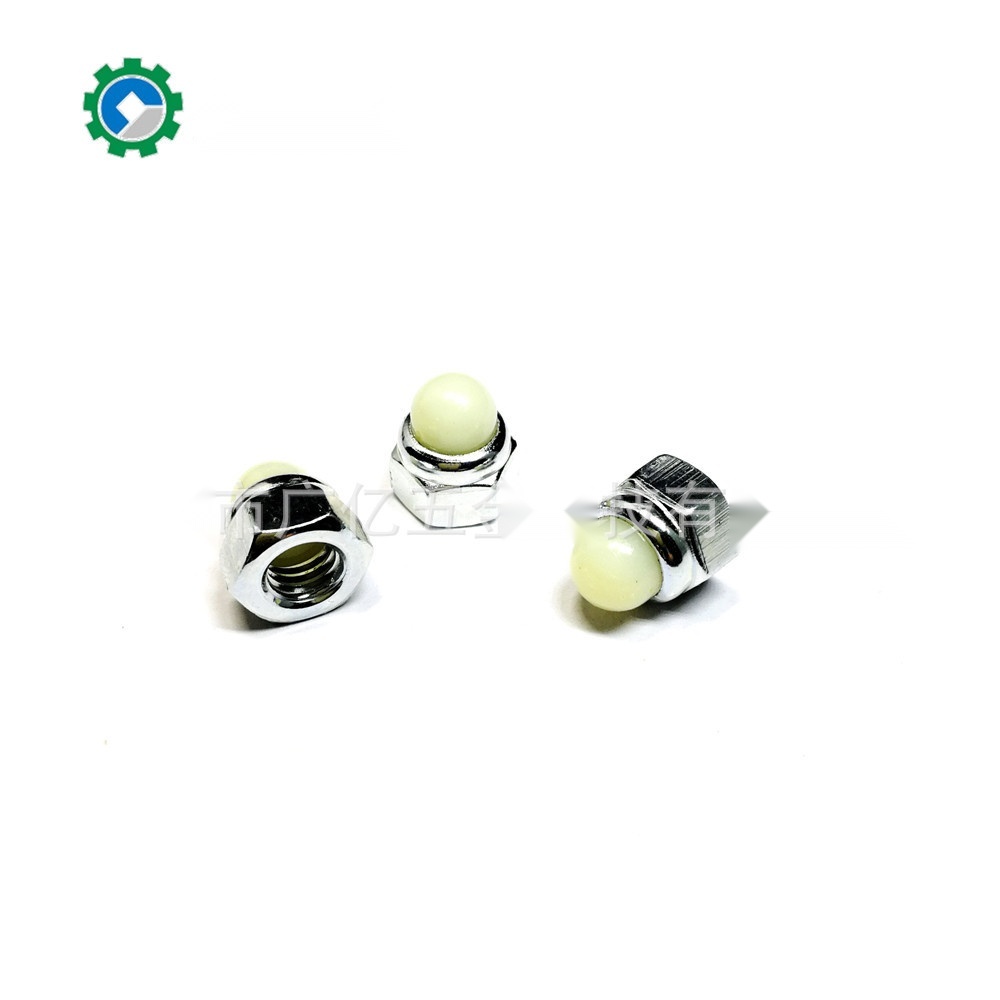 Non-metallic insert hexagon cap nut to Daman and Diu