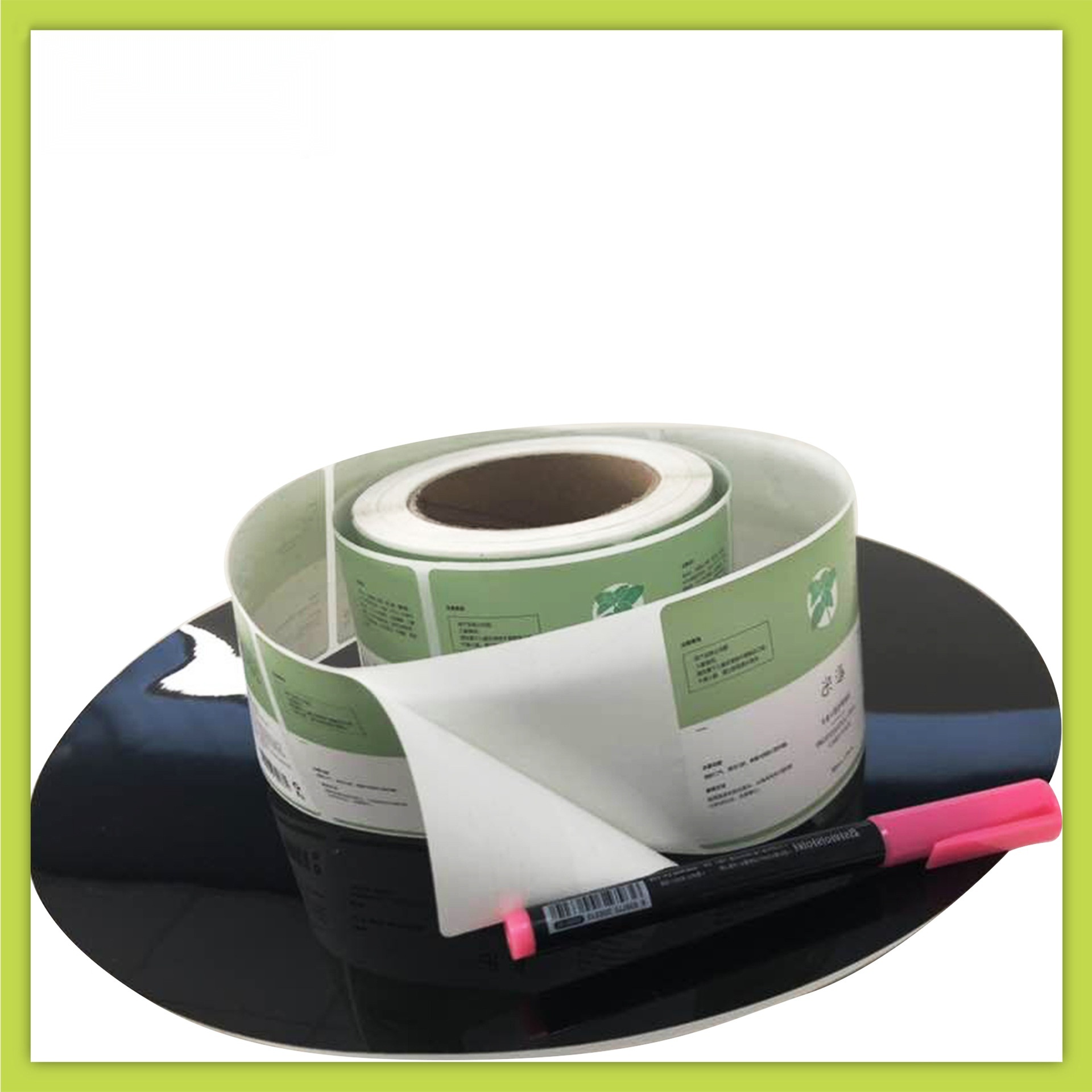 Pearlescent film adhesive label to Sikkim