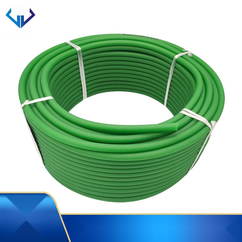 Rough surface polyurethane conveyor round belt, pu belt, green round belt to Nagaland