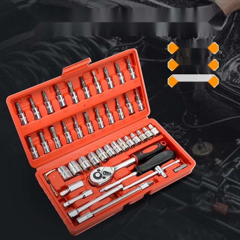 46-piece car repair tool set to Punjab