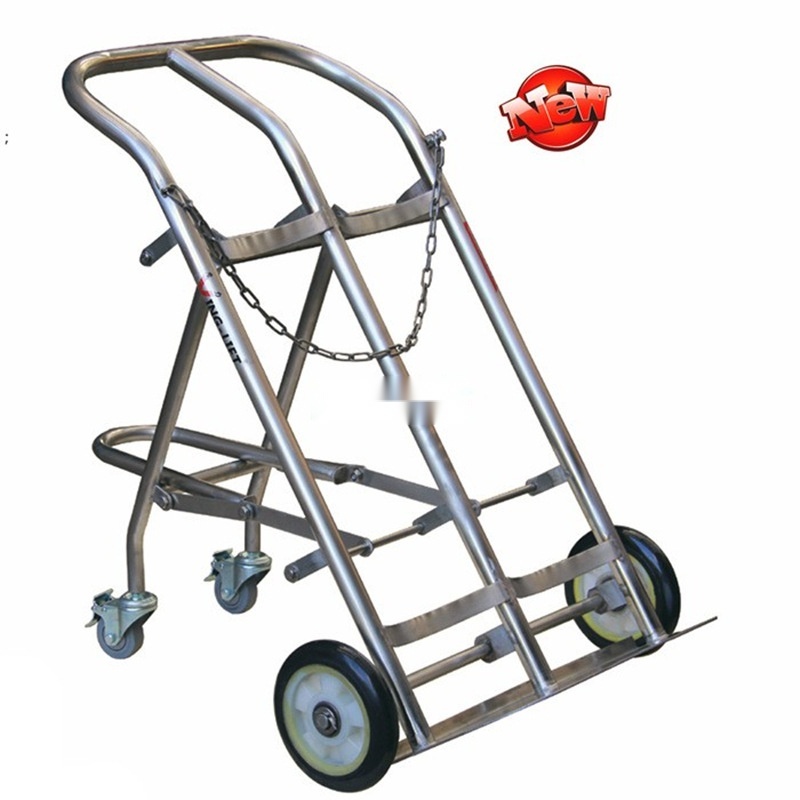 TY120/130 stainless steel gas cylinder trolley to Tamil Nadu